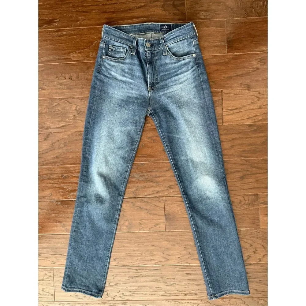 AG Adriano Goldschmied Mari Slim Straight Jeans 26 - Picture 3 of 10